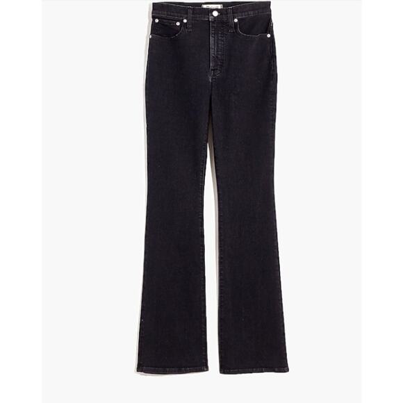 Madewell Size 32 Women's Skinny Flare Jeans in Belway Wash Stretch tummy control